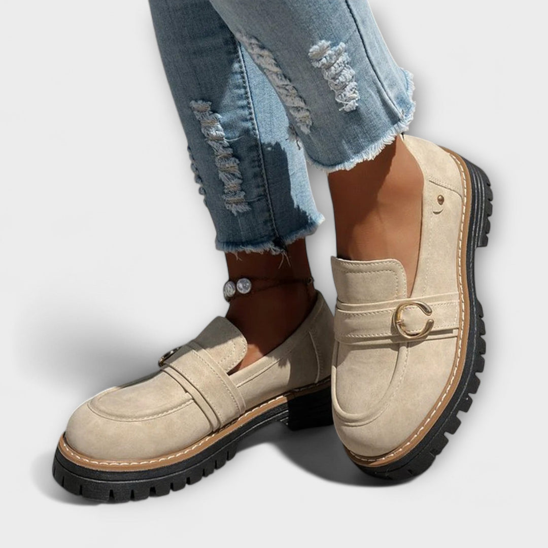 Mocassins Lora™ | Élégance Décontractée à Bout Rond