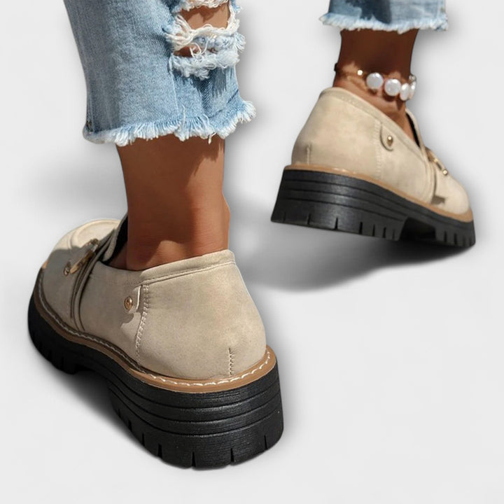 Mocassins Lora™ | Élégance Décontractée à Bout Rond