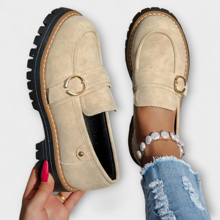 Mocassins Lora™ | Élégance Décontractée à Bout Rond