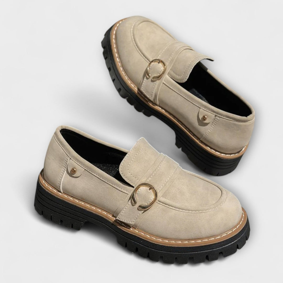 Mocassins Lora™ | Élégance Décontractée à Bout Rond