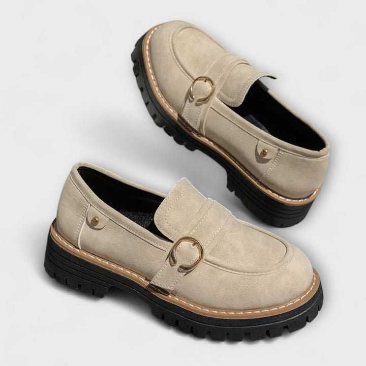 Mocassins Lora™ | Élégance Décontractée à Bout Rond