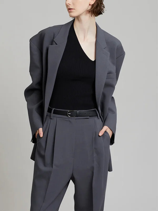 Sofia | Blazer oversize gris