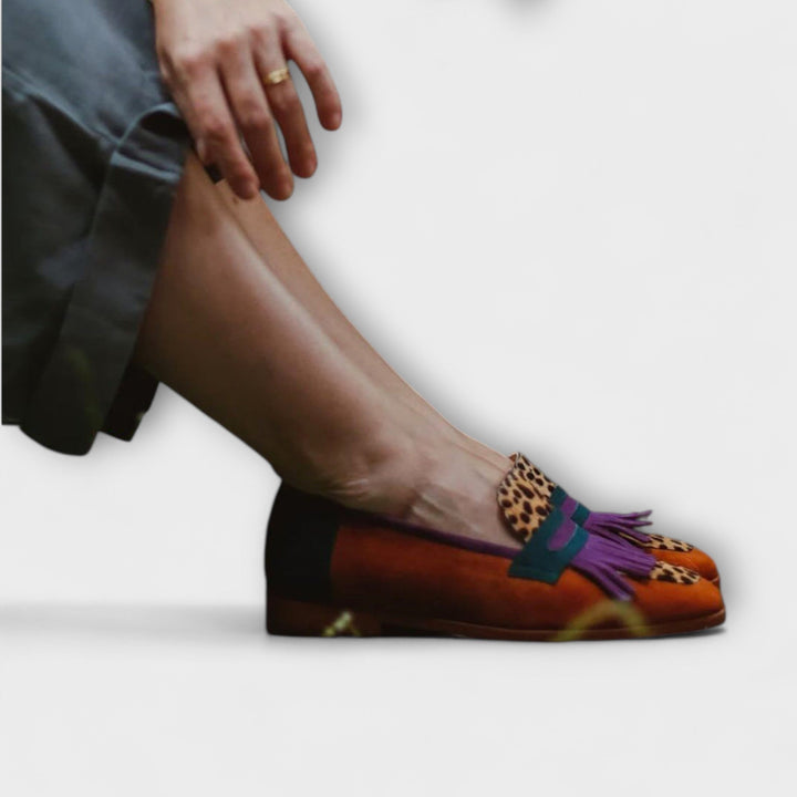 Mocassins Fallon™ en Léopard Brun Chic
