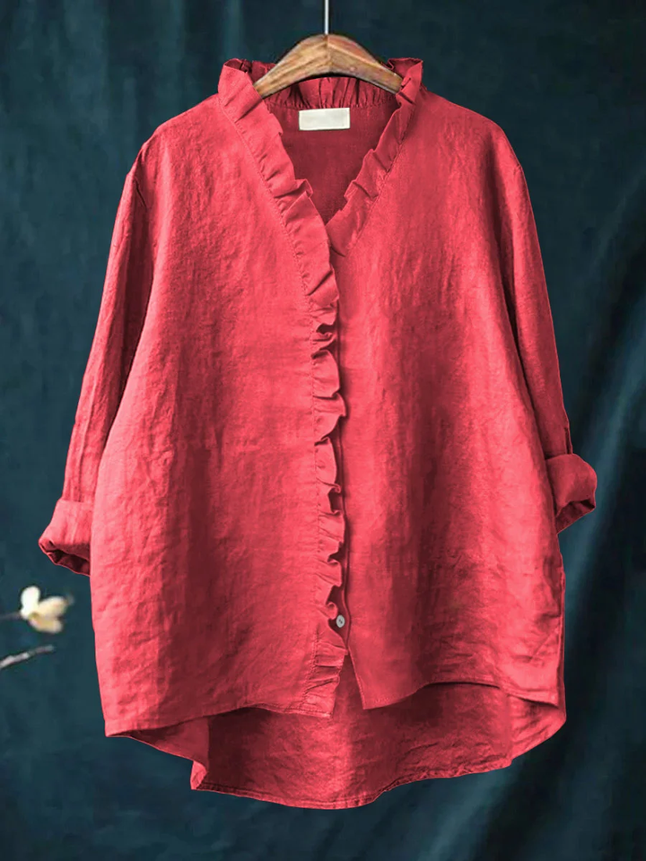 Maribel | Blouse Douce à Volants - Pour un Confort Authentique