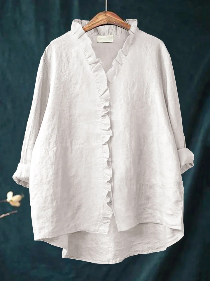 Maribel | Blouse Douce à Volants - Pour un Confort Authentique