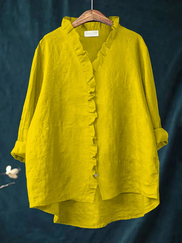 Maribel | Blouse Douce à Volants - Pour un Confort Authentique