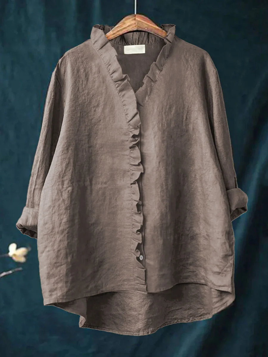 Maribel | Blouse Douce à Volants - Pour un Confort Authentique