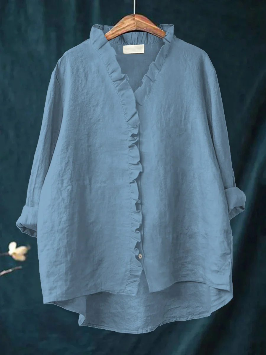 Maribel | Blouse Douce à Volants - Pour un Confort Authentique