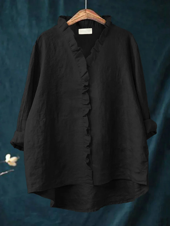 Maribel | Blouse Douce à Volants - Pour un Confort Authentique