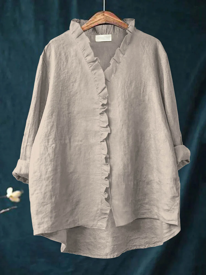 Maribel | Blouse Douce à Volants - Pour un Confort Authentique