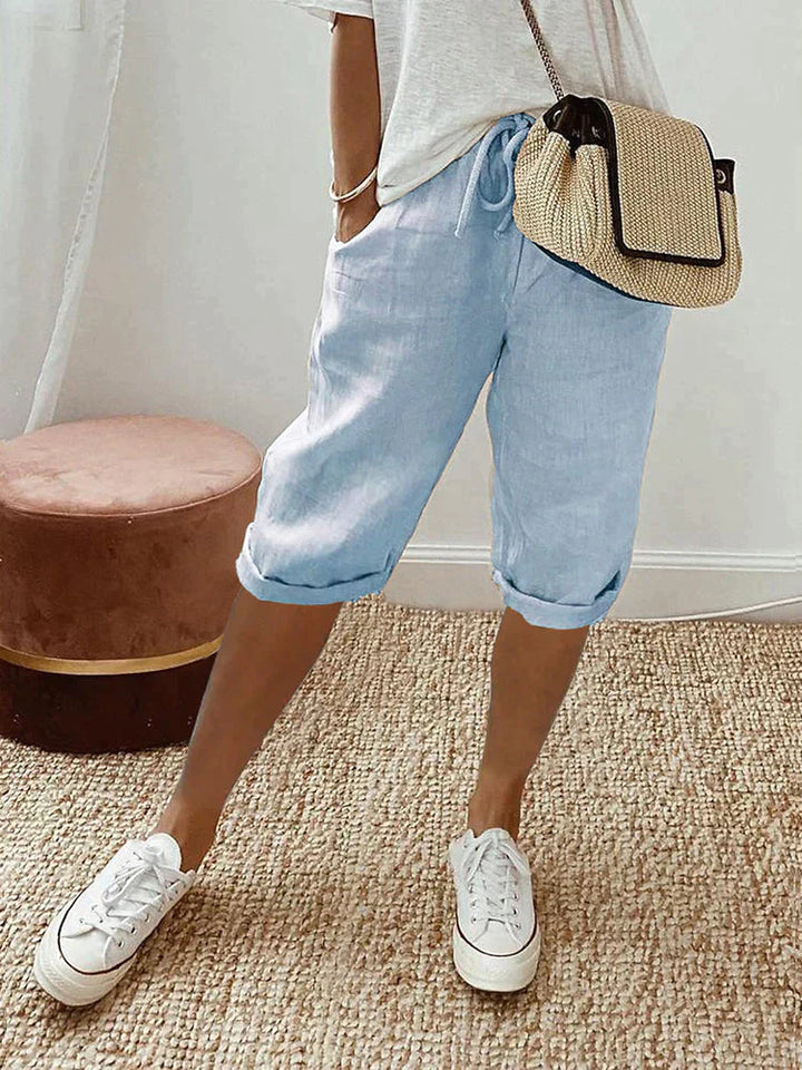 Selma | Shorts en coton confort – Coupe flatteuse. Style quotidien sans effort.